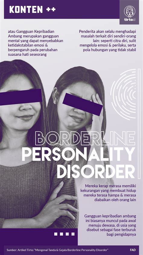 Mengenal Tanda Gejala Borderline Personality Disorder