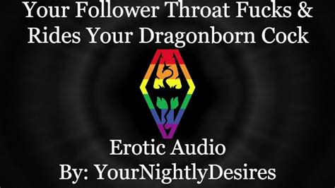 Using Your Dragonborn Dick To Coat My Ass White Skyrim Throat Fuck Anal Erotic Audio For