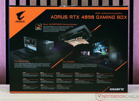 Externe Grafikkarte getestet - Gigabyte Aorus RTX 4090 Gaming Box mit ...