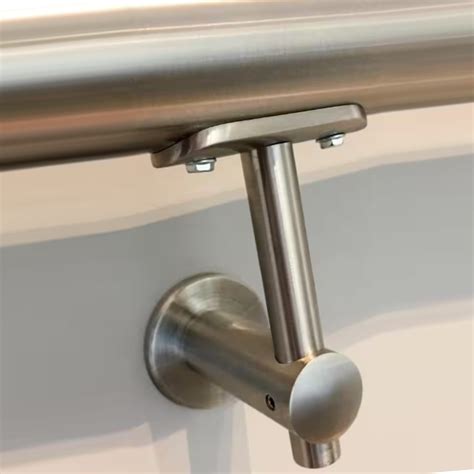 (WB-E342R_) Stainless Steel Wall Mount Adjustable Handrail Bracket For ... 