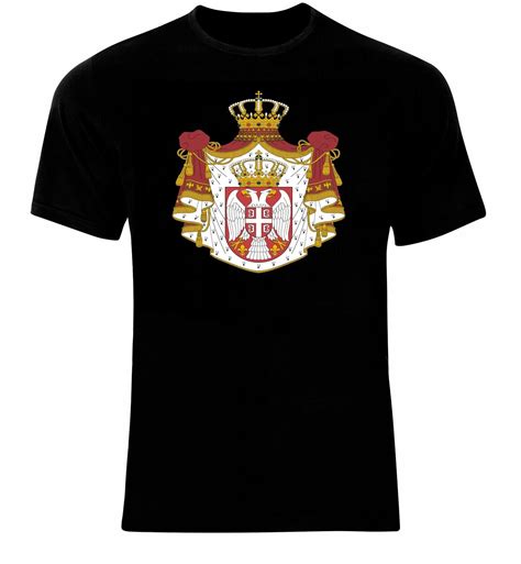 Everaura Coat Of Arms Of The Serbia Serbian Arms Flag T Shirt All Sizes