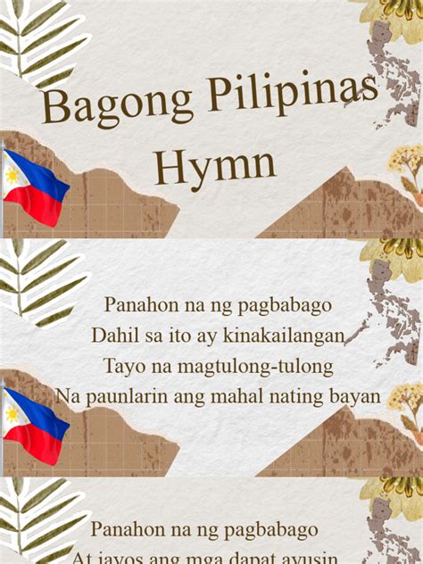 Bagong Pilipinas Hymn And Pledge Pdf