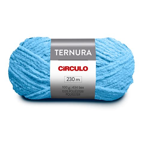 Fio Linha Lã Ternura Círculo 100g 2012 AZUL CANDY