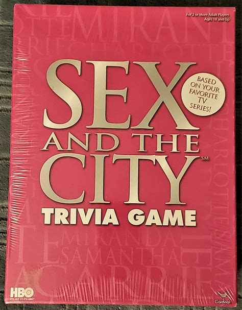 Sex And The City Trivia Game Amazon Au Toys Games