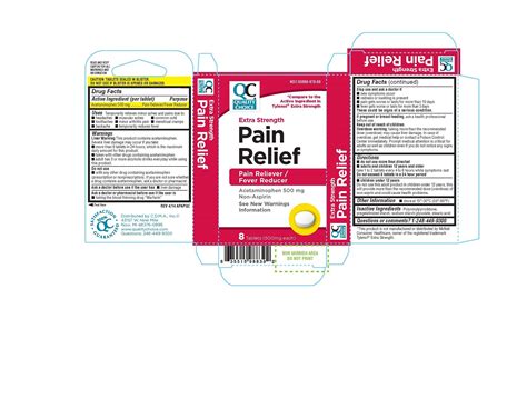 Quality Choice Extra Strength Pain Relief (tablet) Chain Drug Marketing Association