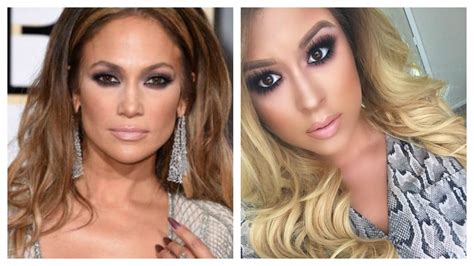 Jennifer Lopez Makeup Tutorial 2015 Golden Globes YouTube