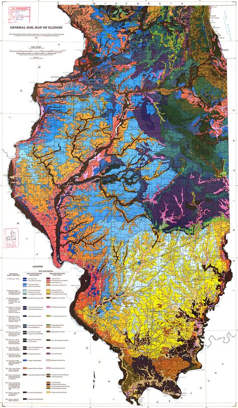 9 Soil Map Of Illinois Showing The Variation In Soil Classifications