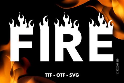 Fire Font Svg Fire Alphabet Fire Letters And Numbers Svg For Cricut