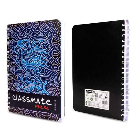 Spiral A4 Classmate Pulse Notebook For College Sheet Size 21 X 29