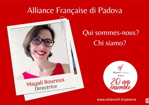 Magali Boureux Direttrice Alliance Fran Aise Di Padova Padoue