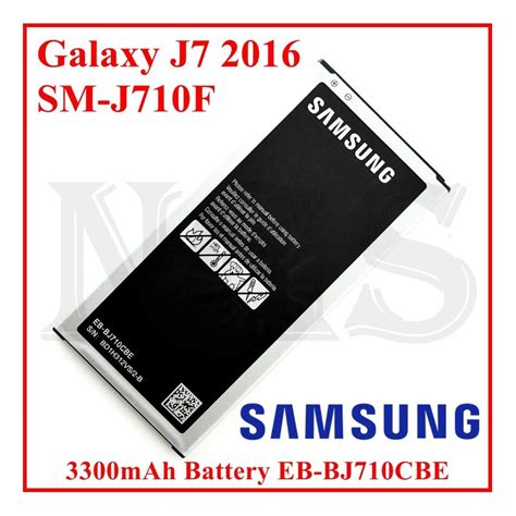 Original Samsung Galaxy J7 2016 Sm J710f 3300mah Battery Eb Bj710cbe Mobile Phones And Gadgets