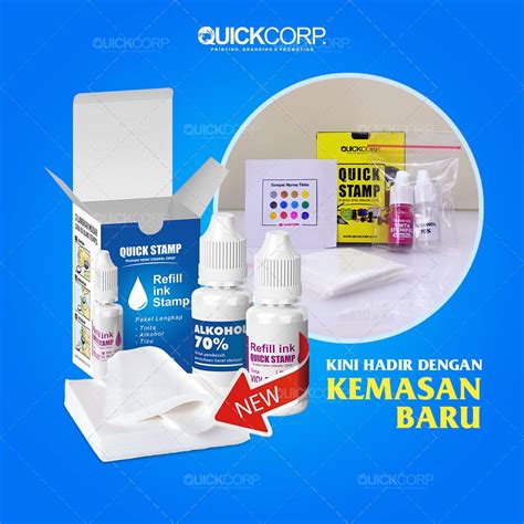 Jual Tinta Stempel Flash Warna Otomatis Untuk Isi Ulang Stempel