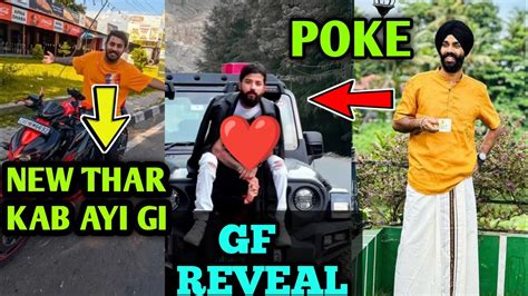 Jatt Prabhjot Poke Uk07rider And Reveal Girlfriend 😱 Aamir Majid Buy Thar Youtube