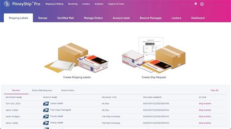 Creating An Electronic Return Receipt Shipping Label In Pitneyship Pro