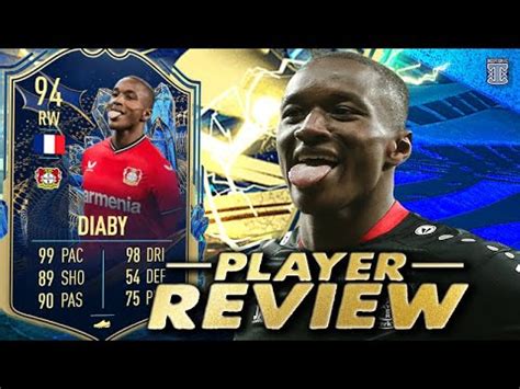 94 TEAM OF THE SEASON DIABY PLAYER REVIEW TOTS FIFA 23 Ultimate