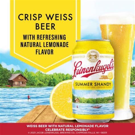 Leinenkugels Summer Shandy Craft Beer 24 Bottles 12 Fl Oz Kroger