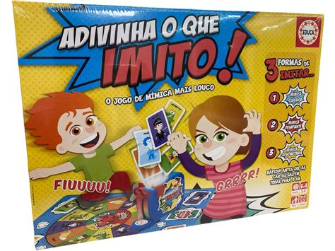 Jogo Que Adivinha - Jogo Adivinha o que Imito!, Educa | Brincar com Amor - Brincar como ...