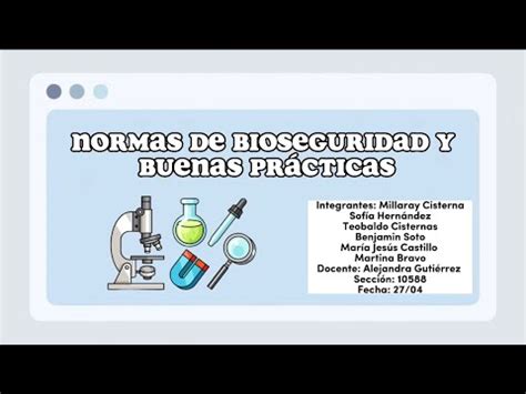 Normas de bioseguridad y buenas prácticas YouTube