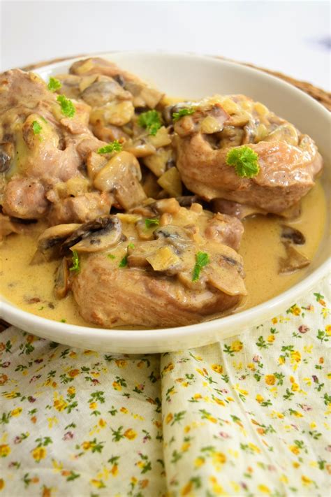 Osso buco de dinde à la crème et champignons Cookeo