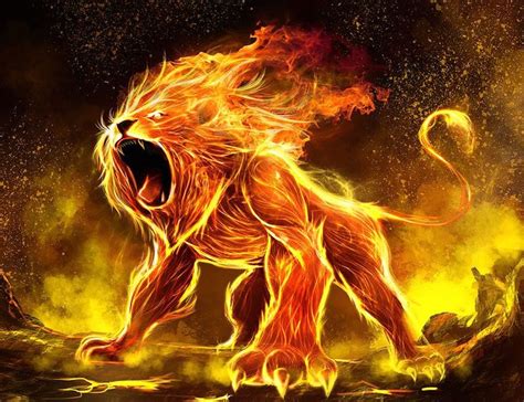 Lion Fire Wallpapers - Wallpaper Cave