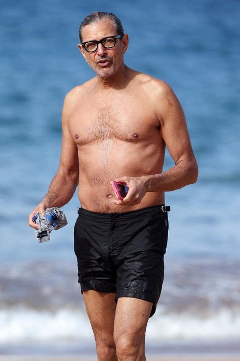 Your Dad Crush Jeff Goldblum Just Hit The Beach Shirtless In Hawaii