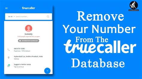 How To Delete Phone Numbers From The Truecallers Database Youtube