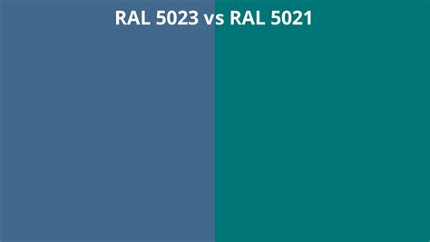 Ral 5023 Vs 5021 Ral Colour Chart Uk