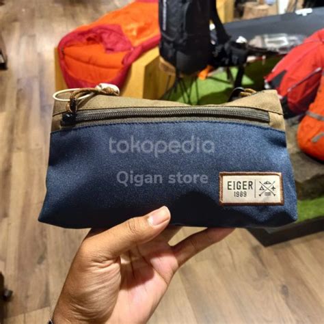 Tas Pouch Eiger Original X Market Pouch Navy Lazada Indonesia