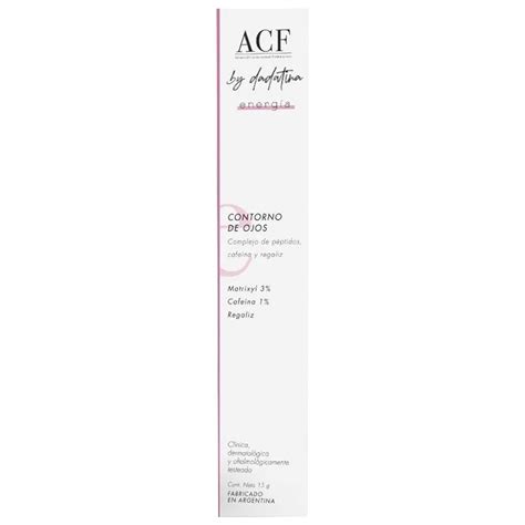 Acf By Dadatina Energía Crema Contorno De Ojos X 15ml Farmacia Leloir