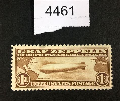 Us Stamps C Graf Zeppelin Mint Og H Lot United States Air