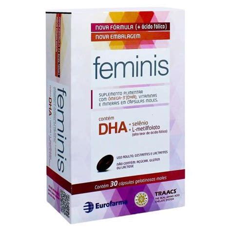 Feminis Ou Materna Qual O Melhor - Feminis 30 Cáps P/gestantes Lactantes +acido Fólico E Dha - EUROFARMA ...