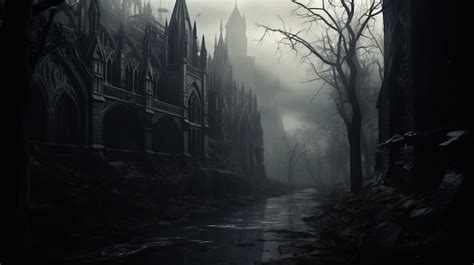 Supernatural Gothic Wallpaper Dark And Fantastical Landscapes | Premium ...