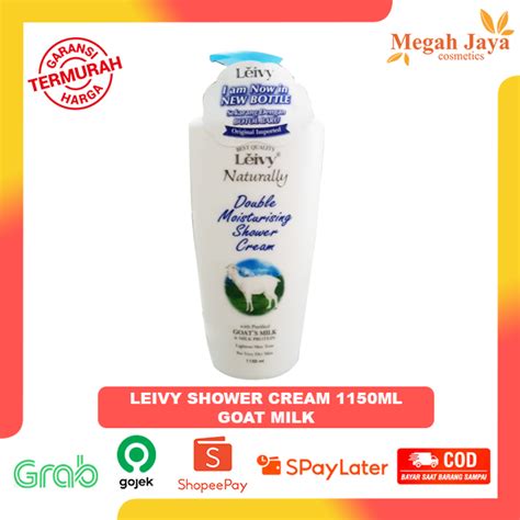 Jual Pc Leivy Shower Cream Goats Milk Pump Ml Mj Shopee