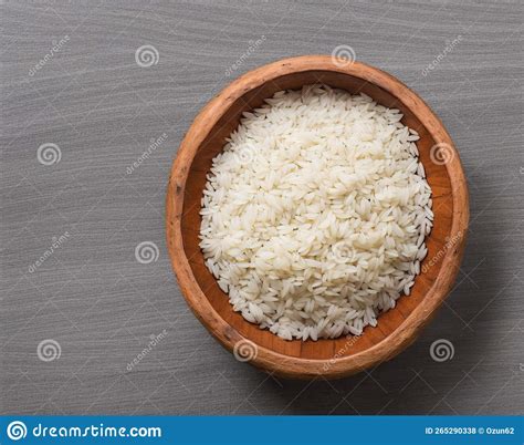 Rice in a bowl stock illustration. Illustration of food - 265290338