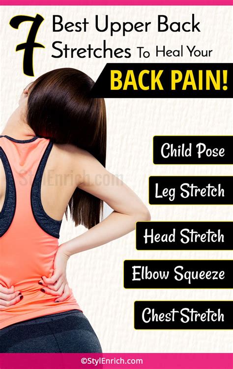 Upper Back Stretches That Will Help To Heal Your Back Pain!