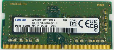 SpotMarket 8GB DDR4 3200MHz PC4 25600 1 2V 1Rx8 260 Pin SODIMM Laptop