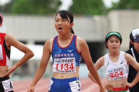 【photo】ルーキーの久保凛が“宣言通り”金メダルを獲得！インターハイ女子800mの激闘を制す The Digest