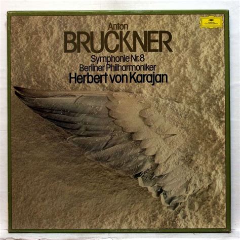 Bruckner Symphony No 8 By Herbert Von Karajan LP Box Set With