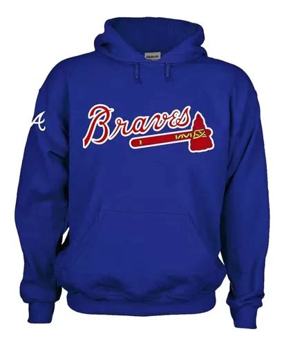 Sudadera Capucha Braves Bravos De Atlanta Mlb Grandes Ligas Env O Gratis