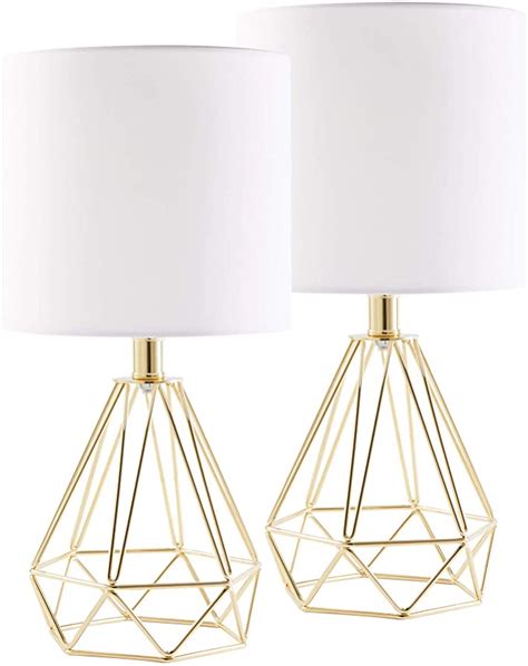 CO Z Modern Table Lamps For Living Room Bedroom Set Of 2 Gold Desk