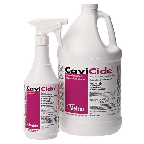 Surface Disinfectant And Decontaminant Cleaner Cavicide