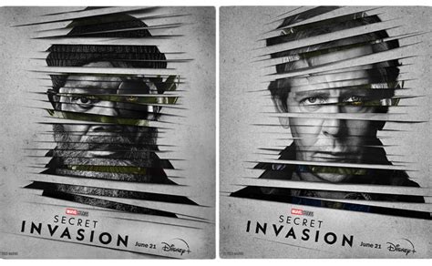 Póster de Secret Invasion de Marvel con Samuel L Jackson