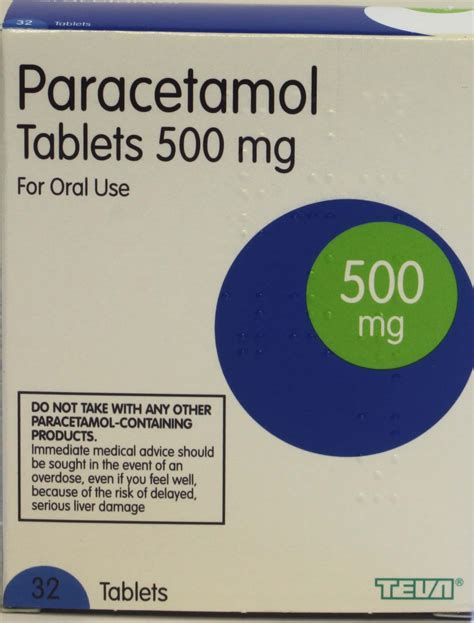 Paracetamol Tablets 500mg 32 Tablets Online Pharmacy Uk