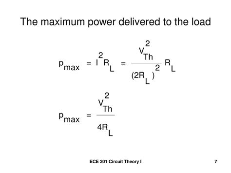 Maximum Power Transfer Ppt Download