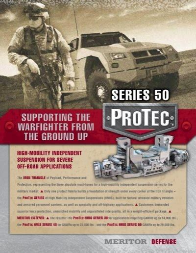 Meritor Defense Protec Series 50