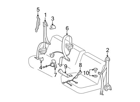 Toyota Tundra Seat Belt Receptacle Front C B Toyota