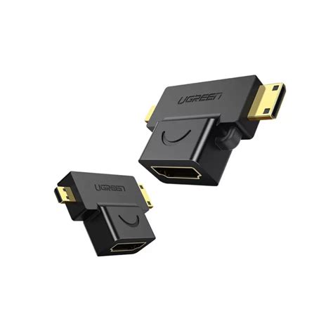 Ugreen 20144 Micro Hdmi Mini Hdmi Male To Hdmi Female Adapter