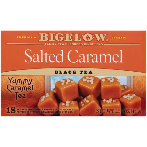 Bigelow Salted Caramel Black Tea Bags 18 Count Walmart