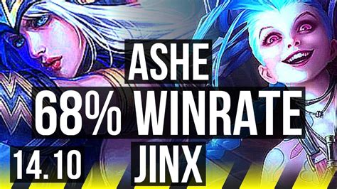 Ashe And Milio Vs Jinx And Lulu Adc 68 Winrate 8 2 3 Br Master 14