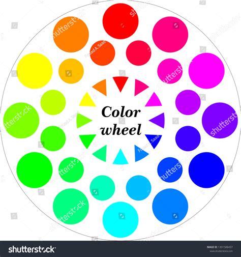 Rgb Color Wheel Stock Vector (Royalty Free) 1301588437